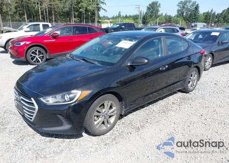 2018 Hyundai Elantra Sel из США, поврежденный, VIN KMHD84LF8JU452365